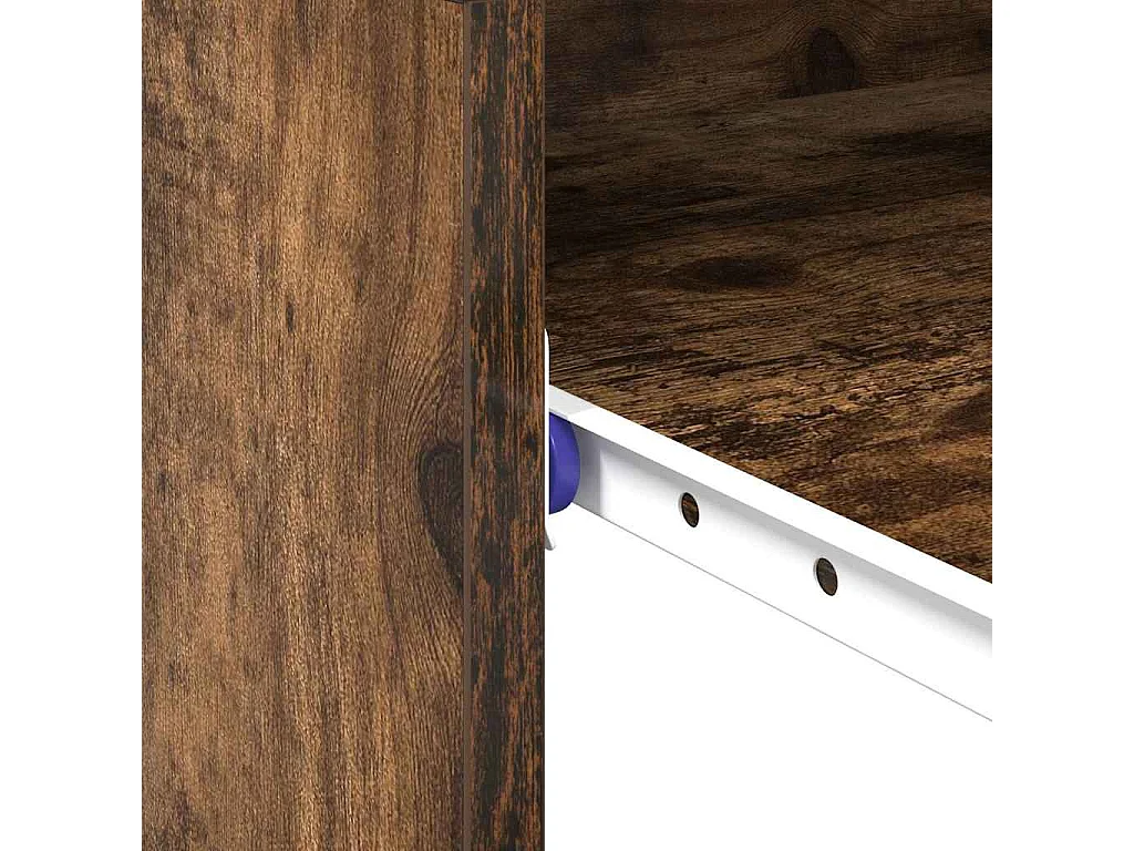 Bureau Chêne fumé 77,5 x 43 x 79 cm Bois d'ingénierie