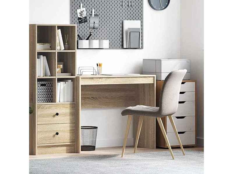 Bureau Chêne sonoma 90 x 40 x 76 cm Bois d'ingénierie