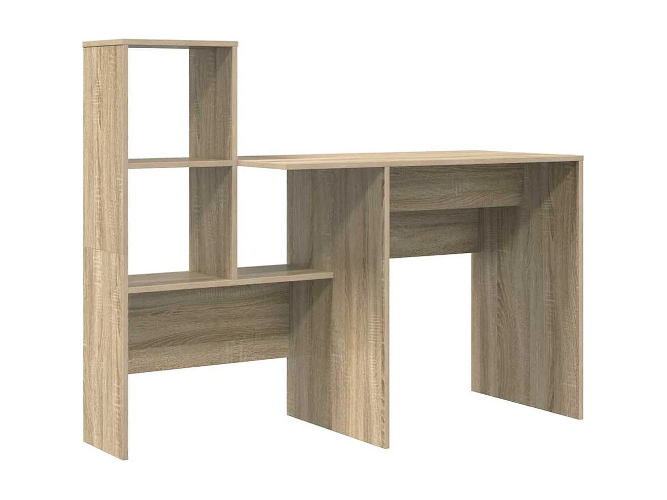 Bureau Chêne sonoma 131,5 x 50 x 106,5 cm Bois d'ingénierie
