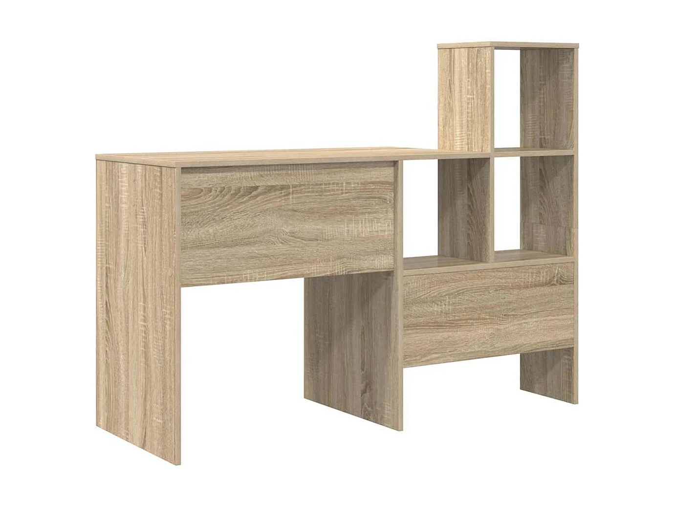 Bureau Chêne sonoma 131,5 x 50 x 106,5 cm Bois d'ingénierie