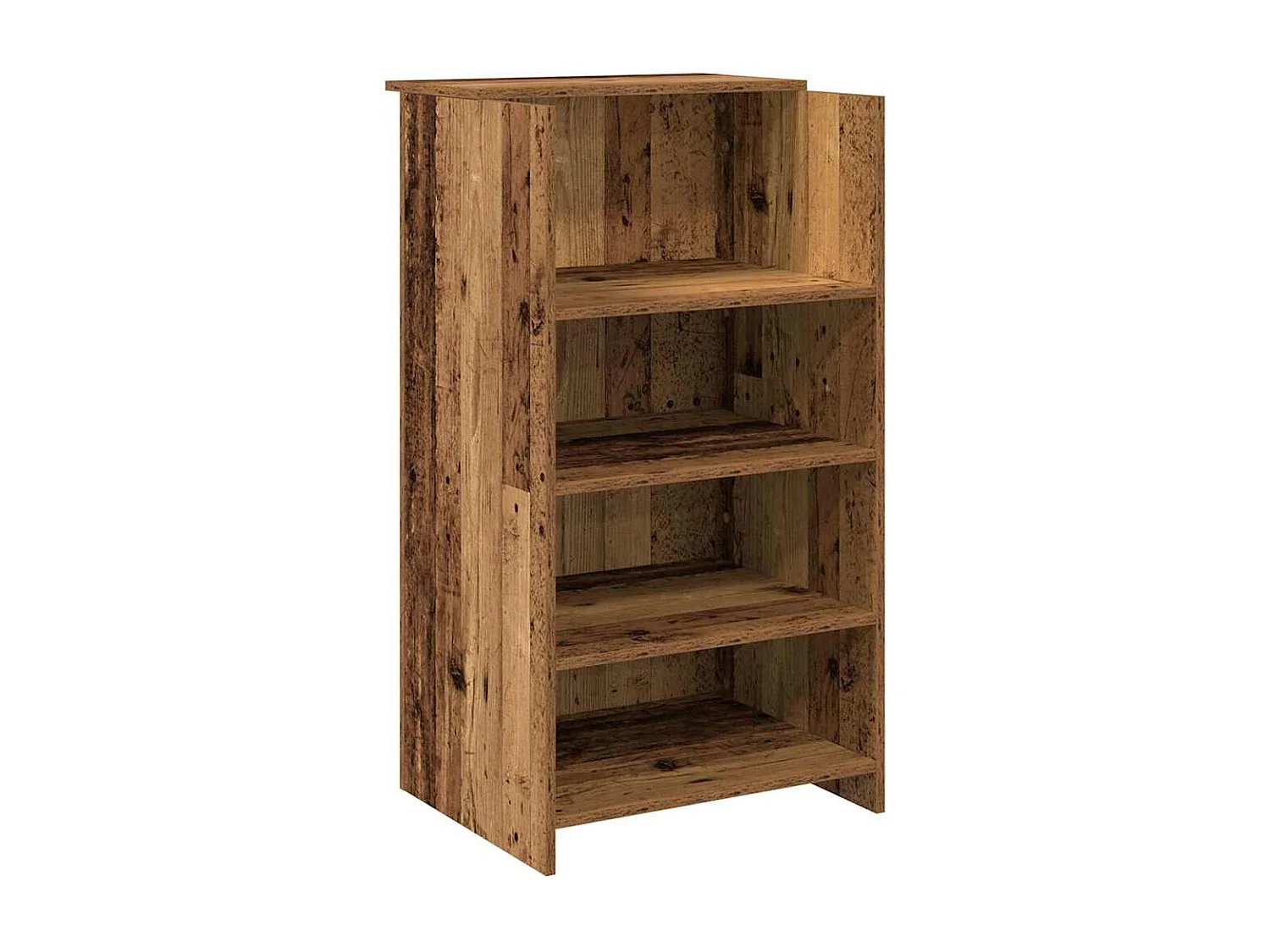 Bureau de réception vieux bois 135x50x103,5cm bois d'ingénierie