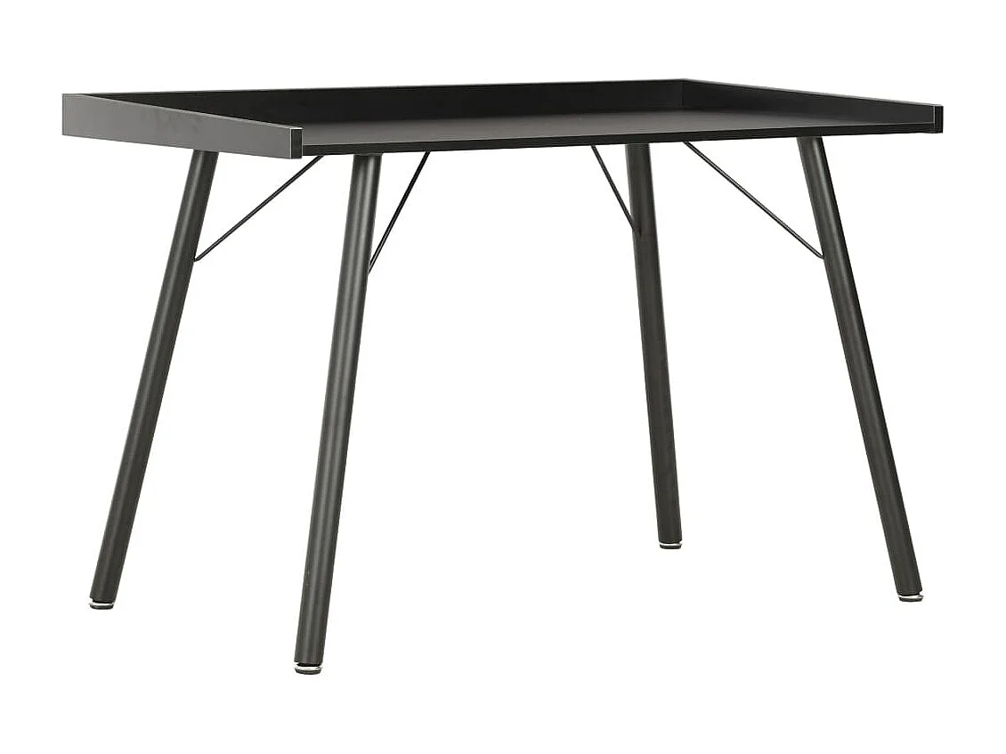 Bureau Noir 90x50x79 cm