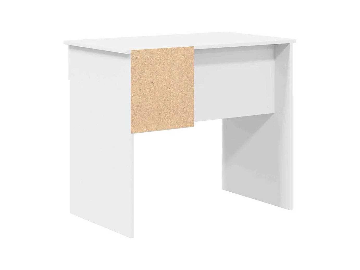 Bureau avec tiroir Blanc 90 x 49.5 x 75 cm Bois d'ingénierie