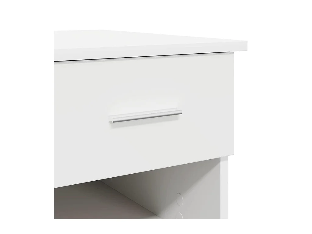 Bureau avec tiroir Blanc 90 x 49.5 x 75 cm Bois d'ingénierie