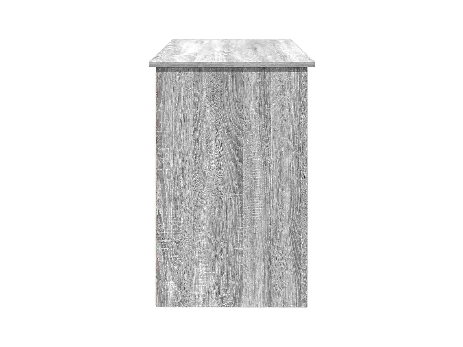 Bureau sonoma gris 102x50x75 cm bois d'ingénierie
