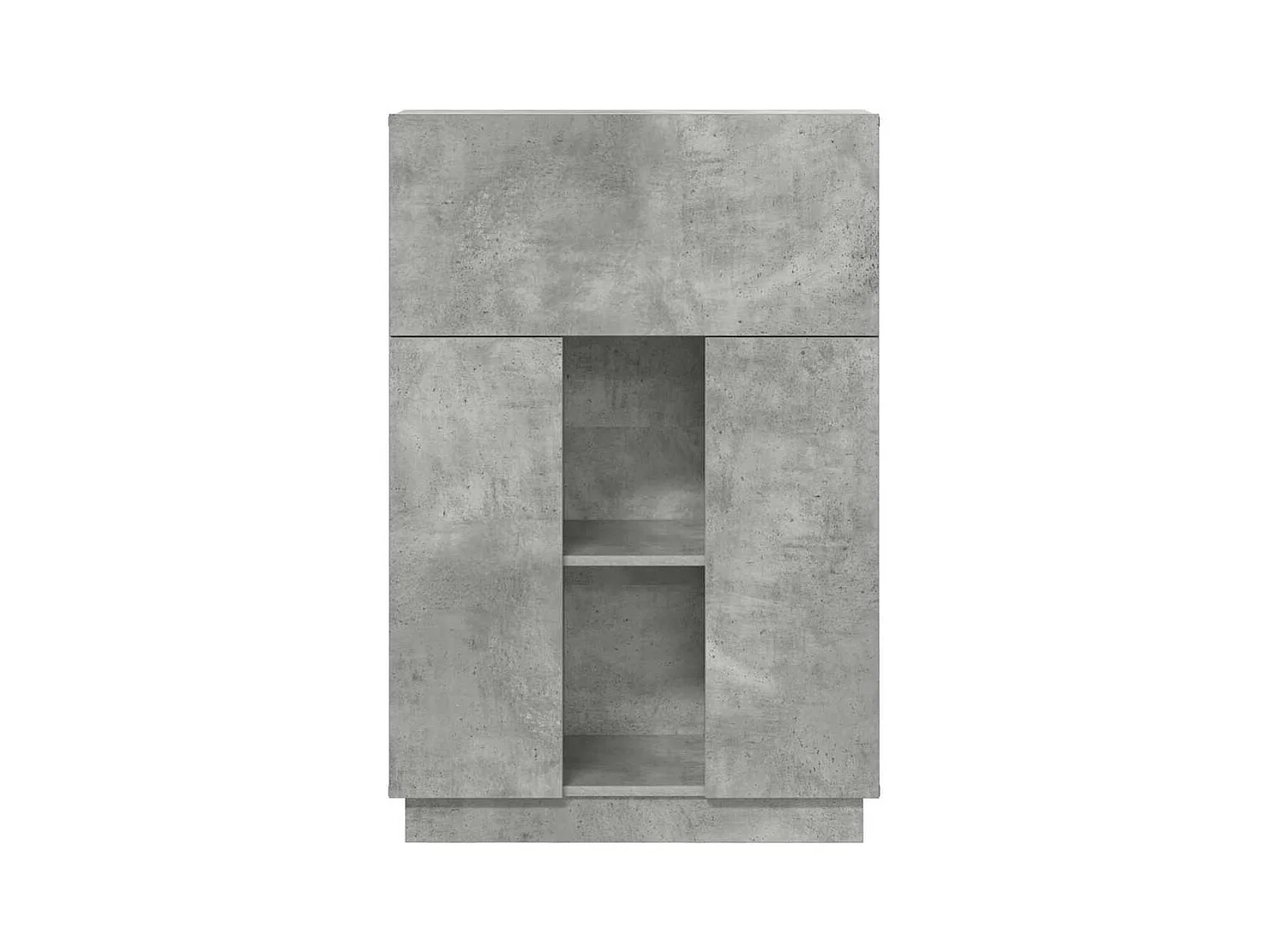 Bureau avec porte Gris 71,5 x 31,5 x 106,5 cm Bois d'ingénierie