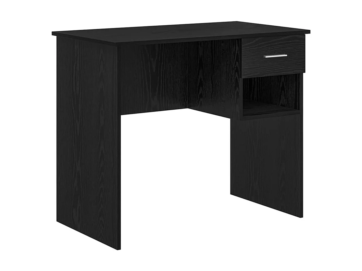 Bureau Chêne noir 90 x 49.5 x 75 cm Bois d'ingénierie
