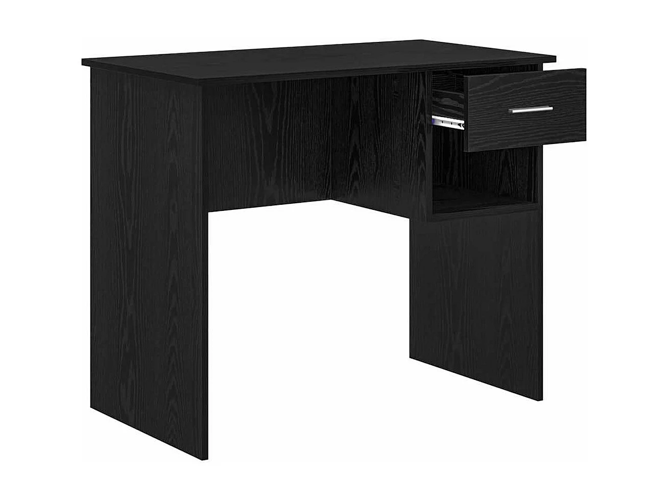 Bureau Chêne noir 90 x 49.5 x 75 cm Bois d'ingénierie
