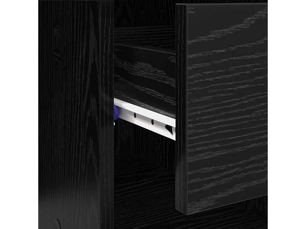 Bureau Chêne noir 90 x 49.5 x 75 cm Bois d'ingénierie