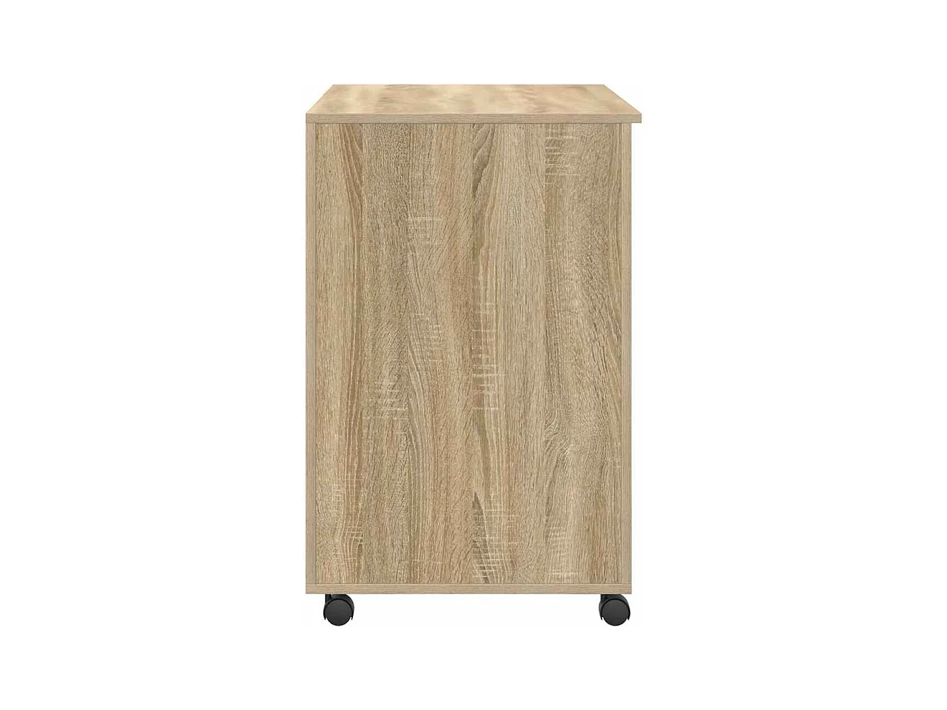 Bureau avec roulettes avec tiroir Chêne sonoma 91 x 50 x 77 cm