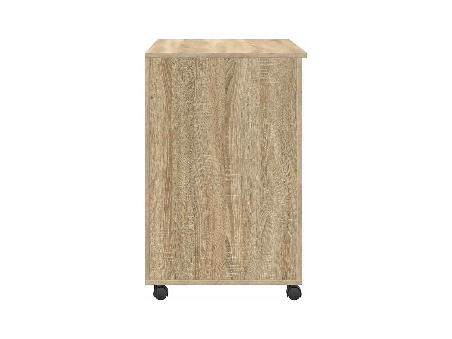 Bureau avec roulettes avec tiroir Chêne sonoma 91 x 50 x 77 cm