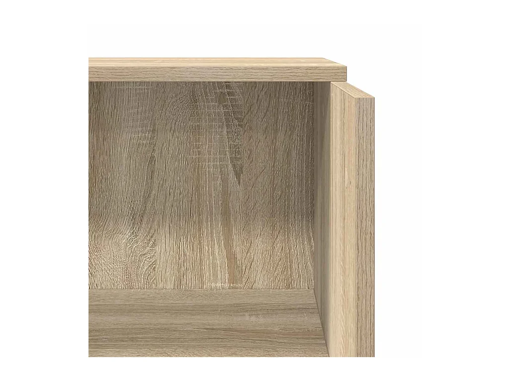 Bureau réception chêne sonoma 55x50x103,5 cm bois d'ingénierie