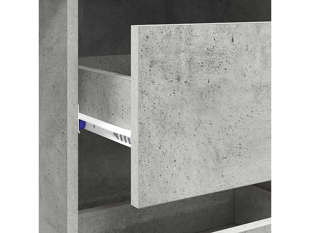 Bureau Gris béton 90 x 37,5 x 75 cm Bois d'ingénierie