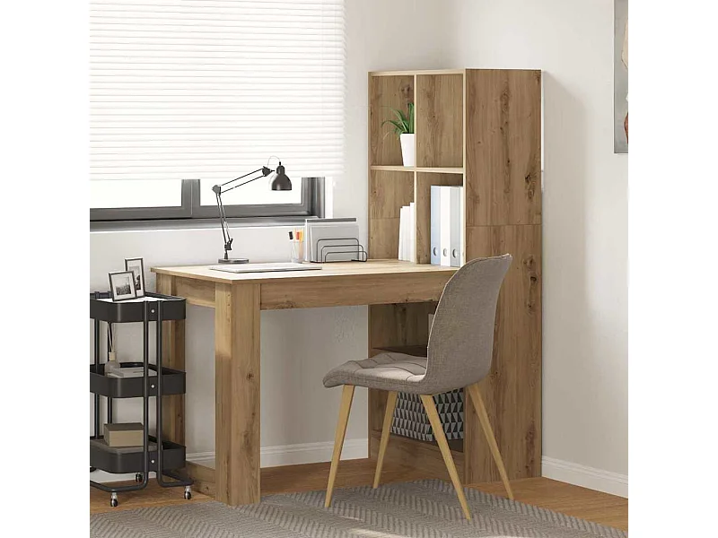 Escritorio Roble artisan 122 x 67 x 145 cm Madera contrachapada