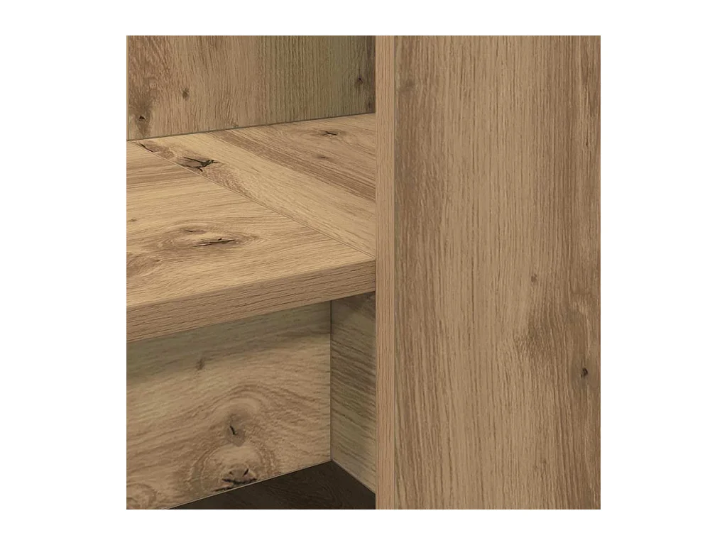 Escritorio Roble artisan 122 x 67 x 145 cm Madera contrachapada