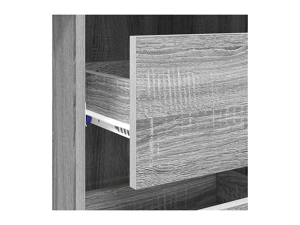 Bureau Gris Sonoma 90 x 37,5 x 75 cm Bois d'ingénierie