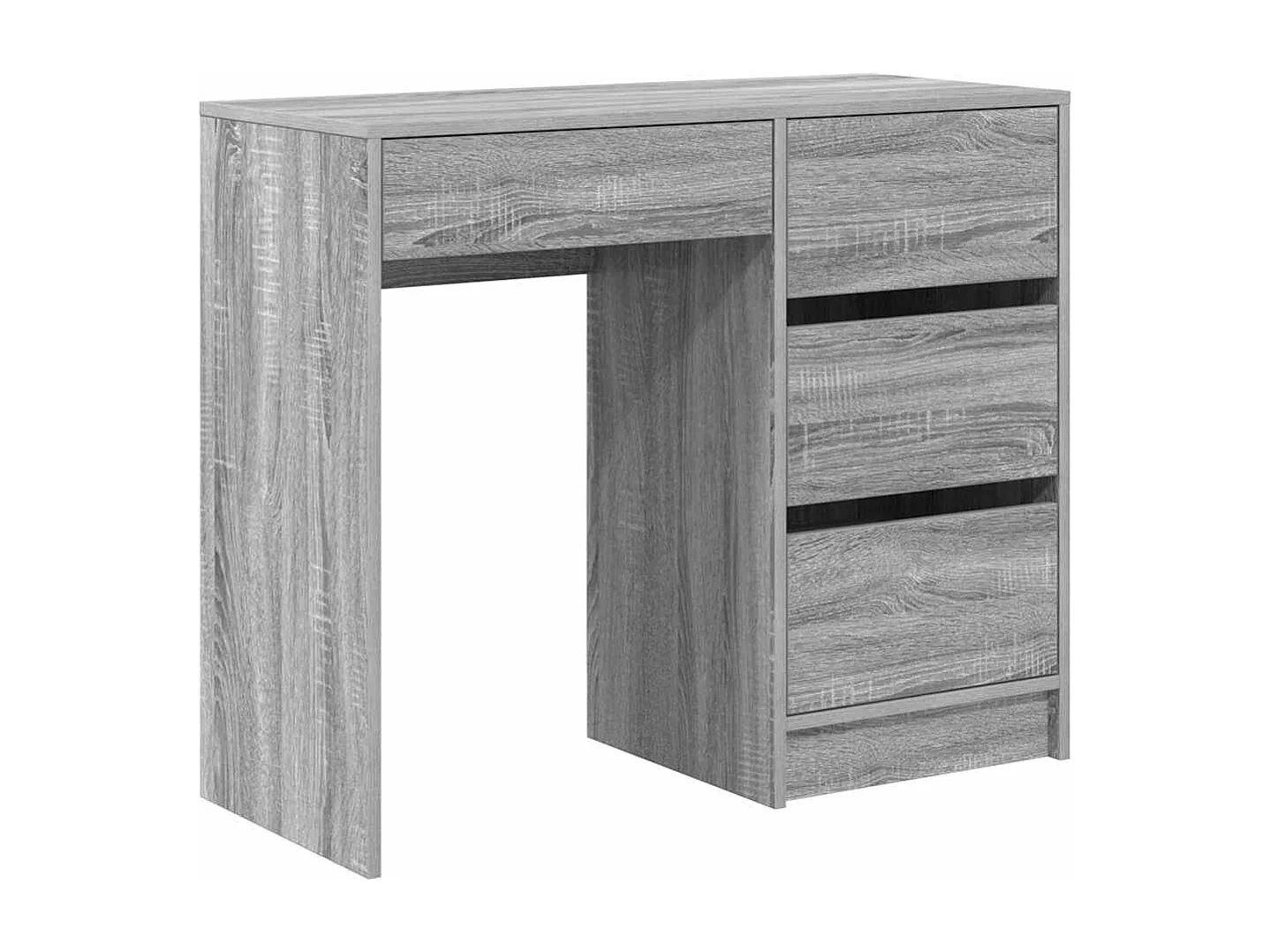 Bureau Gris Sonoma 90 x 37,5 x 75 cm Bois d'ingénierie