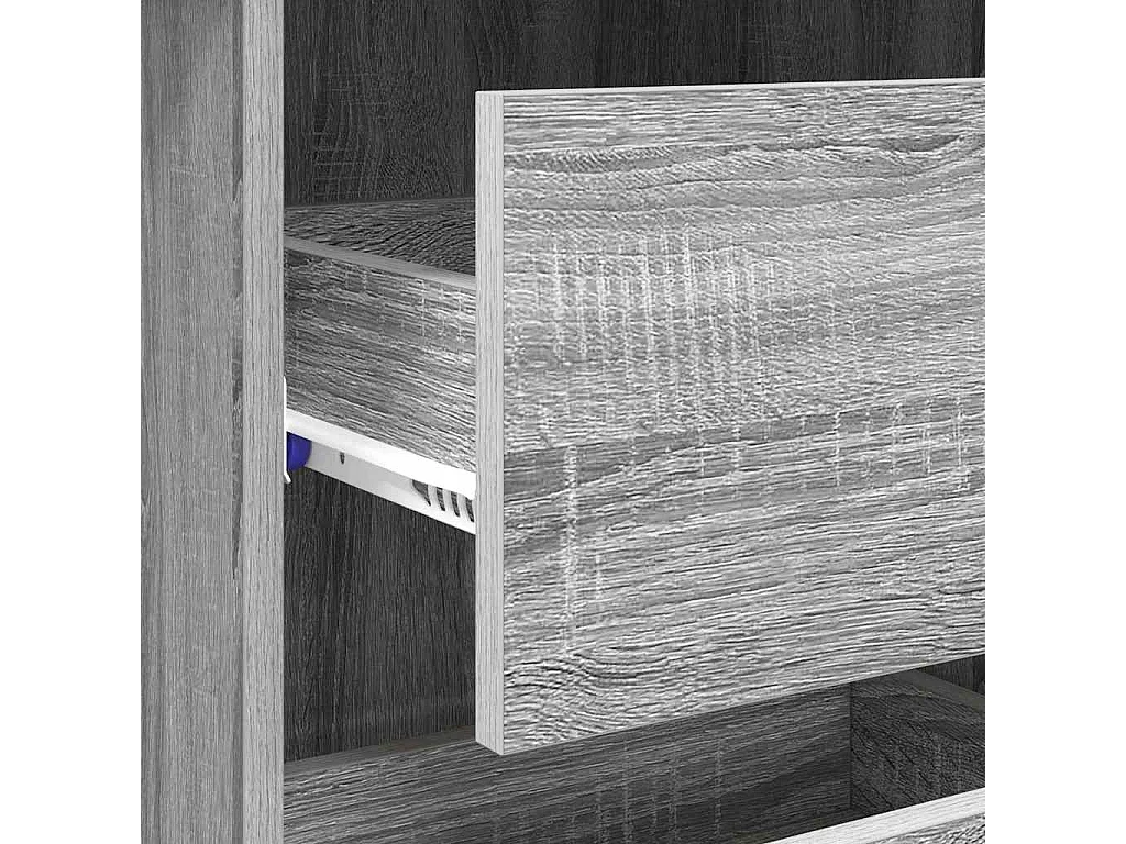 Bureau Gris Sonoma 90 x 37,5 x 75 cm Bois d'ingénierie