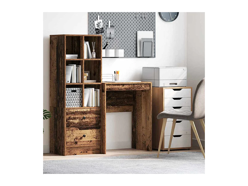 Bureau Bois ancien 60 x 40 x 76 cm Bois d'ingénierie