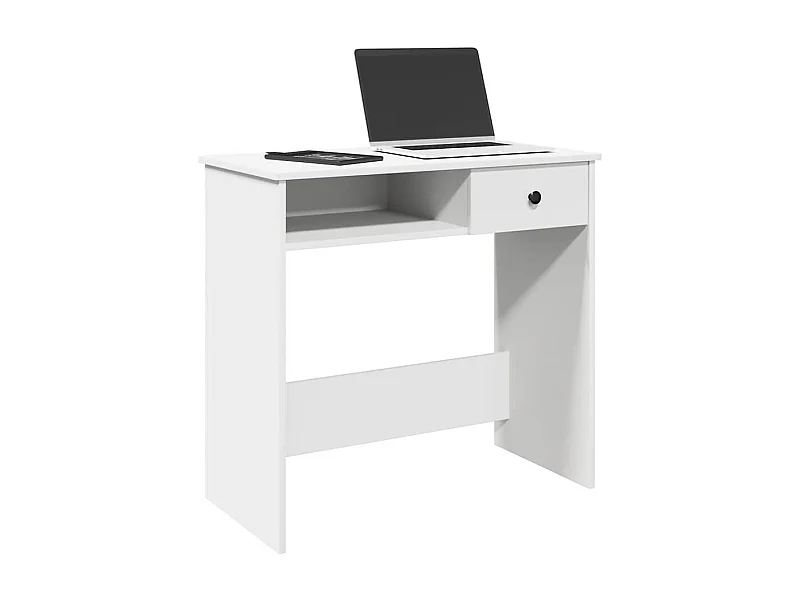 Bureau Blanc 80x40x75 cm Bois d'ingénierie