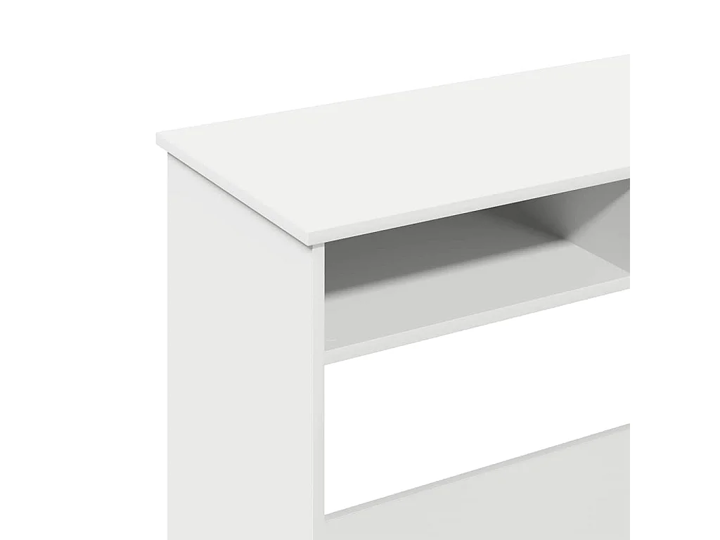 Bureau Blanc 80x40x75 cm Bois d'ingénierie