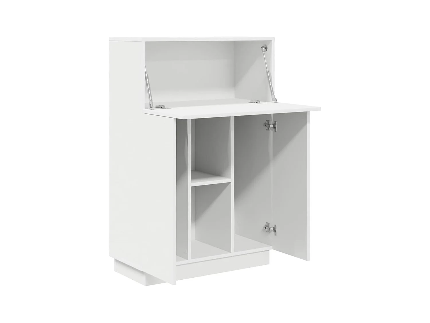 Bureau Blanc 71,5 x 31,5 x 106,5 cm Bois d'ingénierie