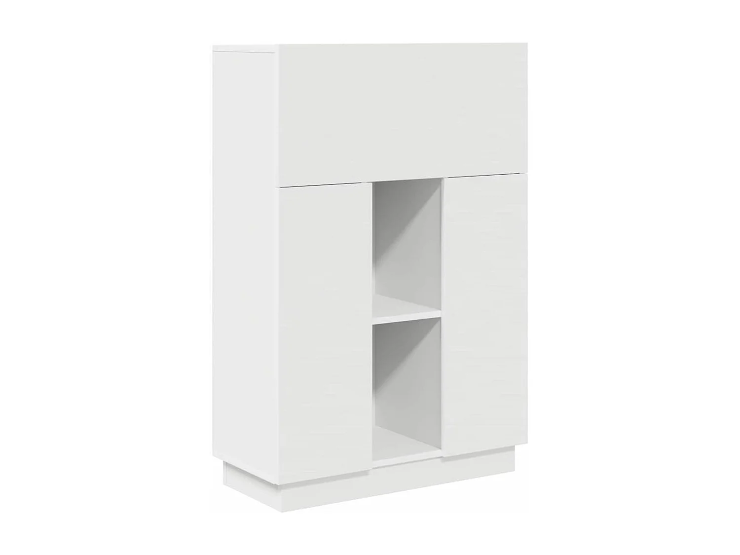 Bureau Blanc 71,5 x 31,5 x 106,5 cm Bois d'ingénierie