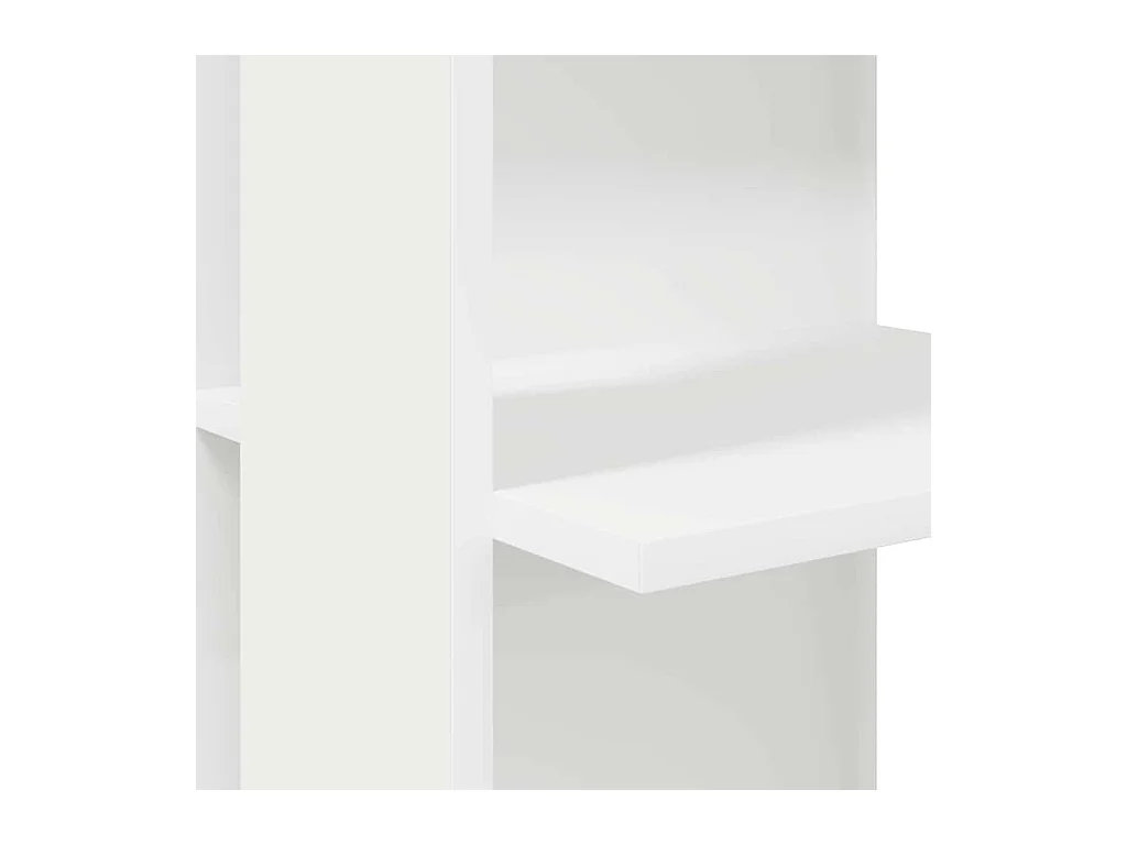 Bureau d'angle avec rangement Blanc 140 x 113.5 x 75 cm