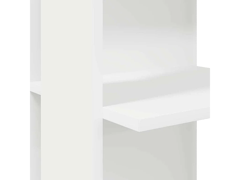 Bureau d'angle avec rangement Blanc 140 x 113.5 x 75 cm