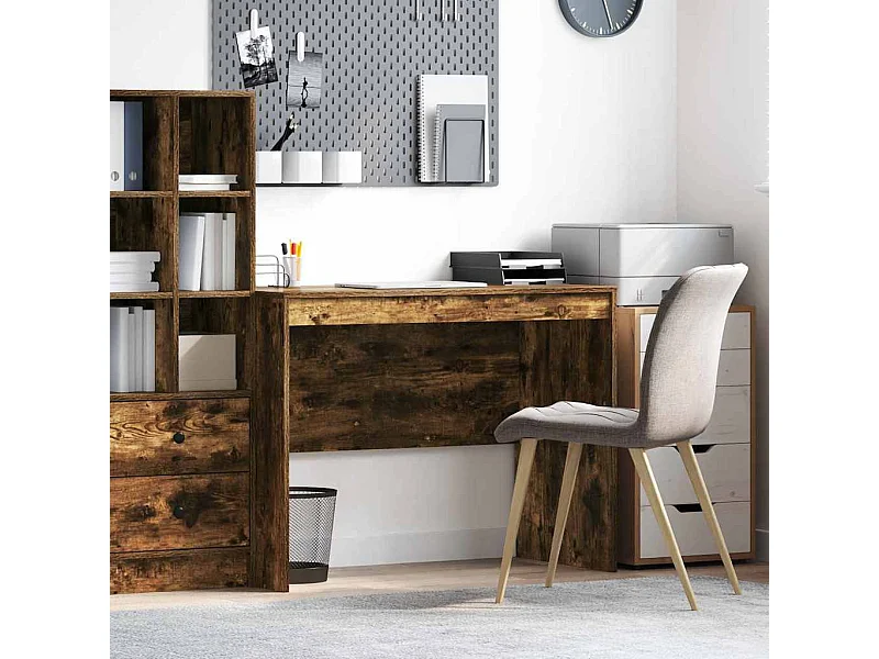 Bureau Chêne fumé 100 x 50 x 76 cm Bois d'ingénierie