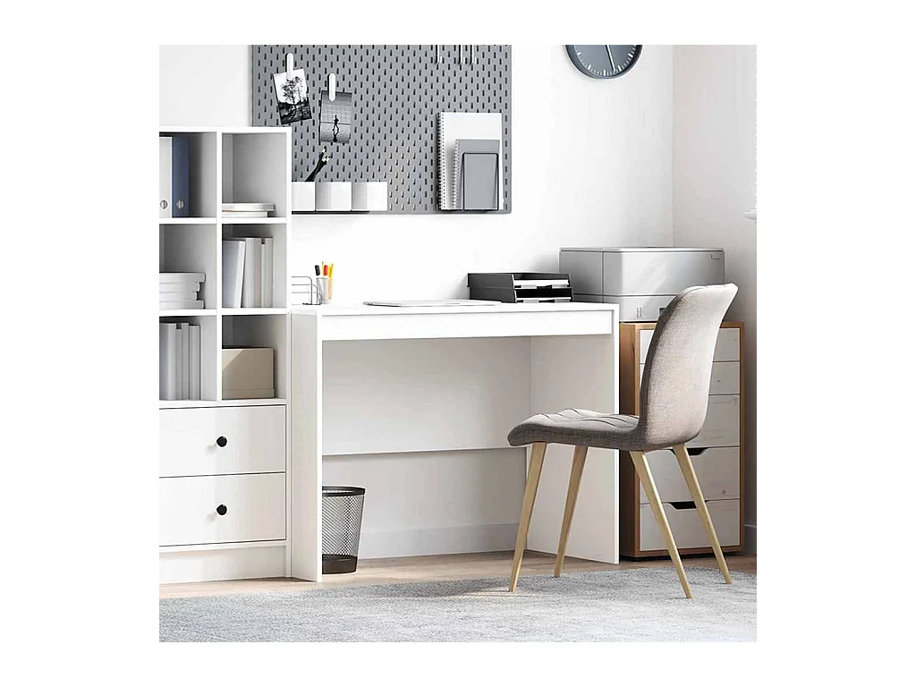 Bureau Autre Blanc 100 x 50 x 76 cm Bois d'ingénierie