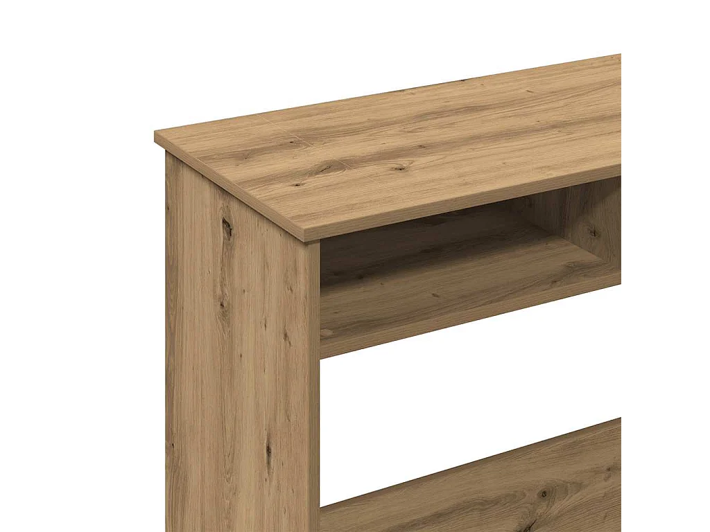 Bureau chêne artisanal 80x40x75 cm bois d'ingénierie