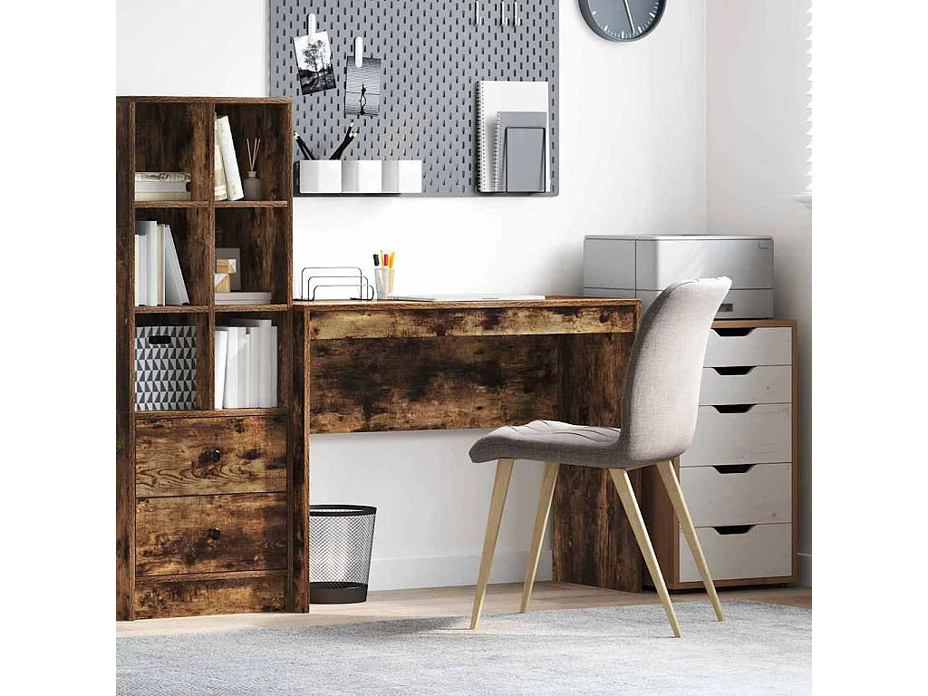 Bureau Autre Chêne fumé 100 x 40 x 76 cm Bois d'ingénierie