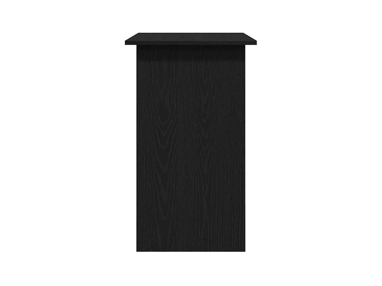 Bureau chêne noir 80x45x74 cm bois d'ingénierie