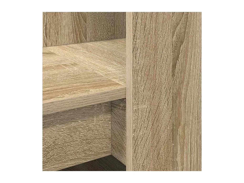 Escritorio Roble Sonoma 122 x 67 x 145 cm Madera contrachapada