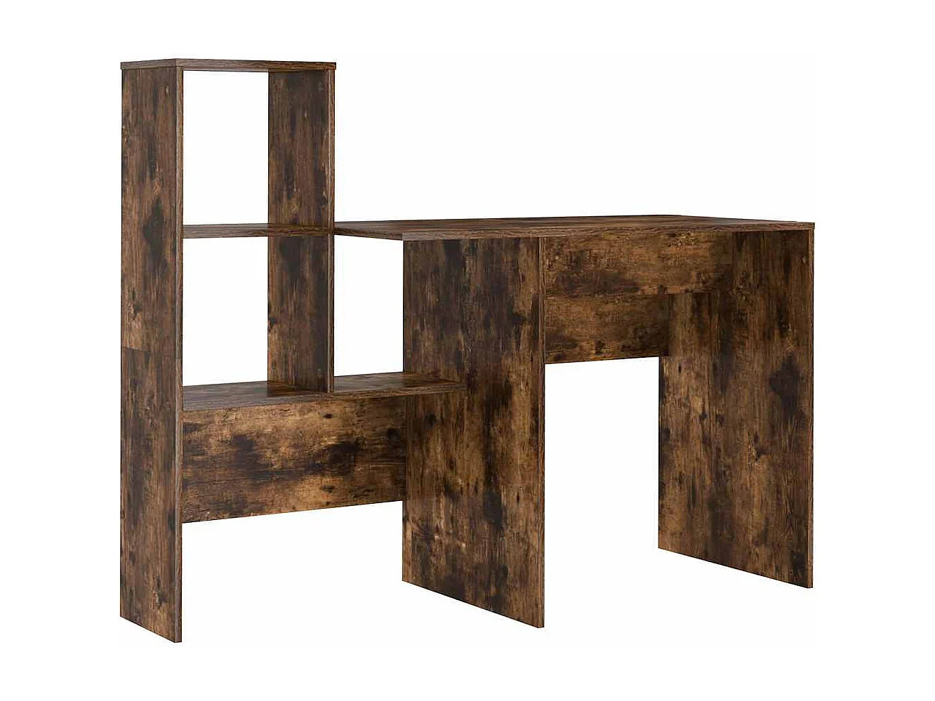 Bureau Chêne fumé 131,5 x 50 x 106,5 cm Bois d'ingénierie