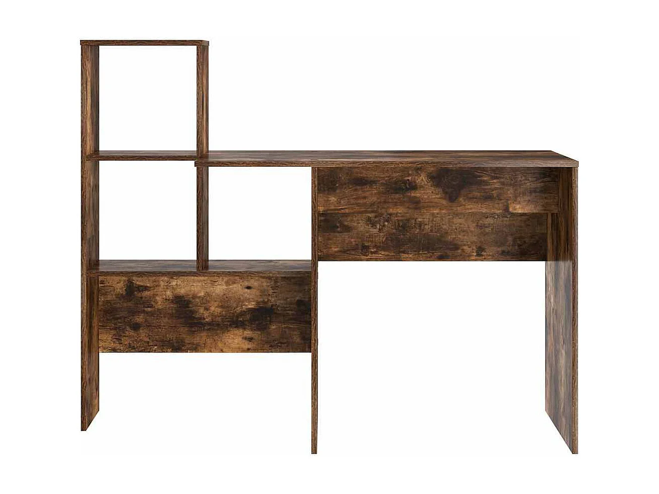Bureau Chêne fumé 131,5 x 50 x 106,5 cm Bois d'ingénierie