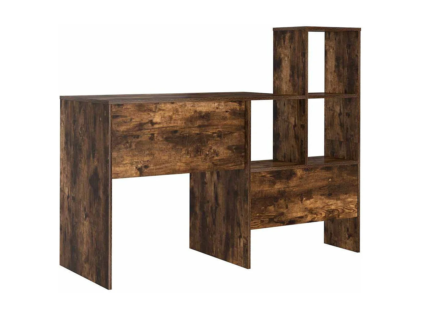 Bureau Gerookt eiken 131,5 x 50 x 106,5 cm Bewerkt hout