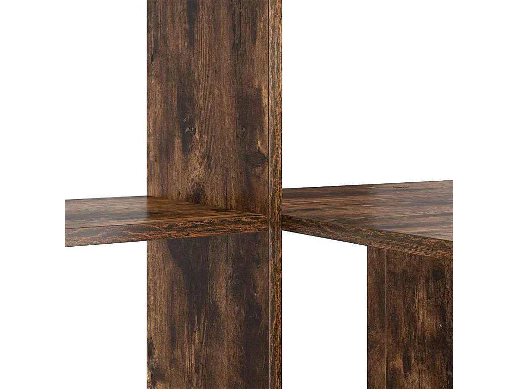 Bureau Gerookt eiken 131,5 x 50 x 106,5 cm Bewerkt hout