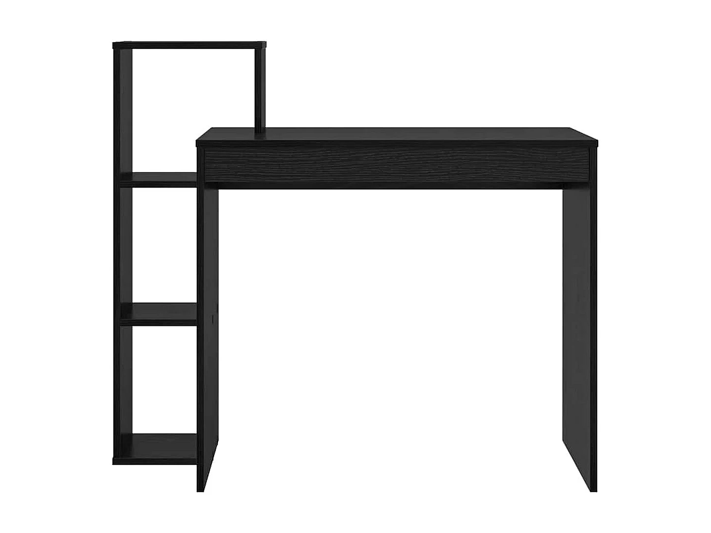 Bureau Chêne noir 100 x 40 x 90 cm Bois d'ingénierie