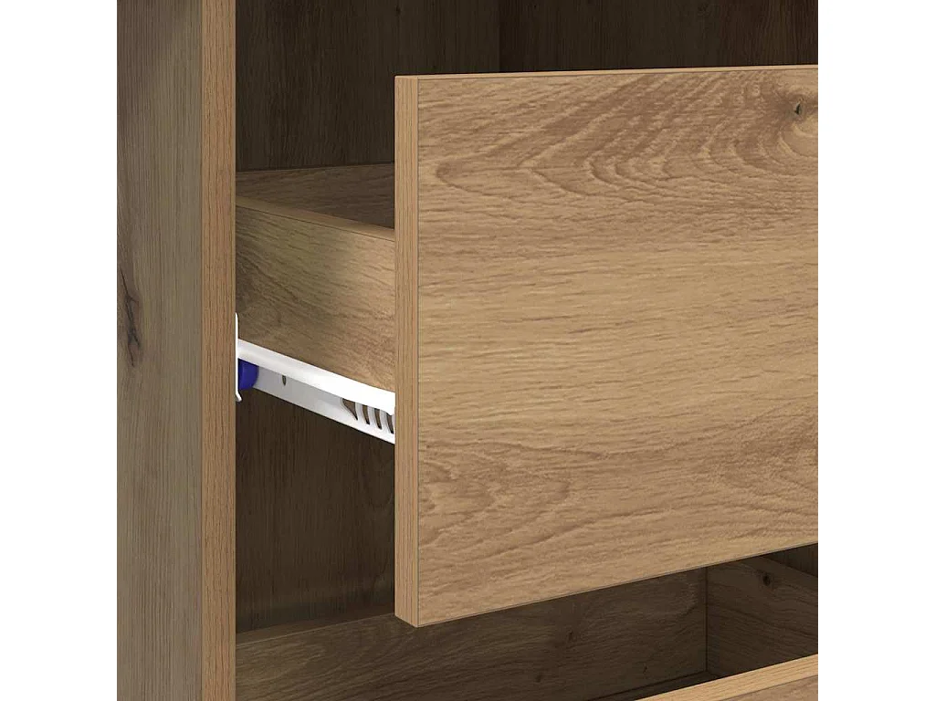 Bureau chêne artisanal 90 x 37,5 x 75 cm Bois d'ingénierie