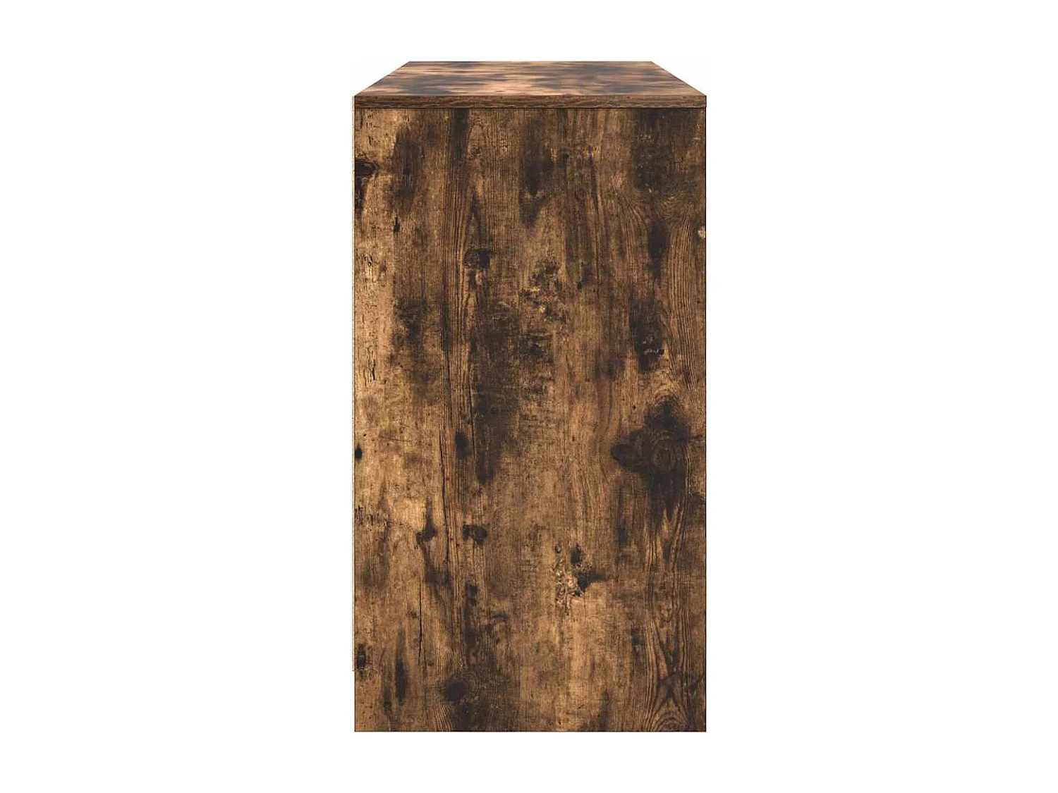 Bureau 120x42x76 cm spaanplaat gerookt eikenkleurig