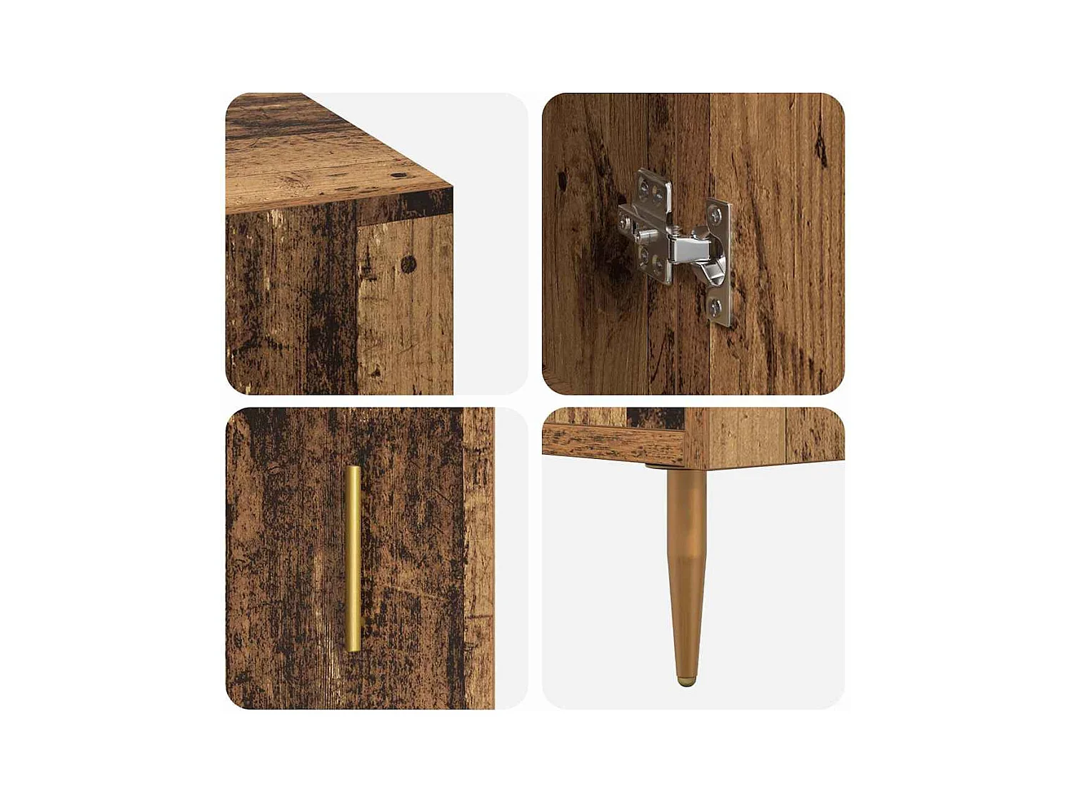 Bureau Bois ancien 140 x 50 x 75 cm Bois d'ingénierie