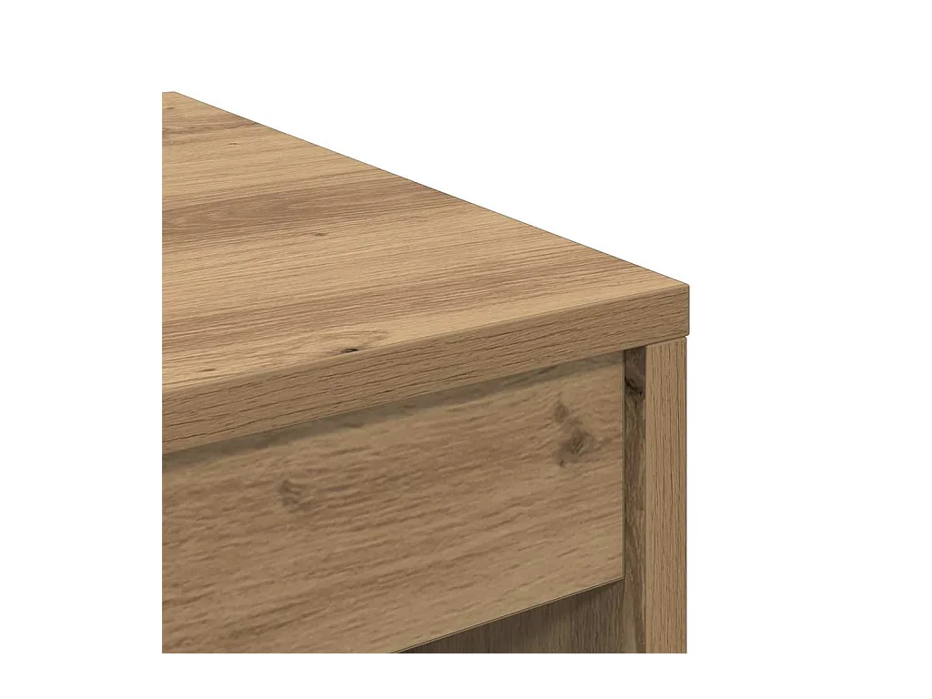 Bureau chêne artisanal 60 x 40 x 76 cm Bois d'ingénierie