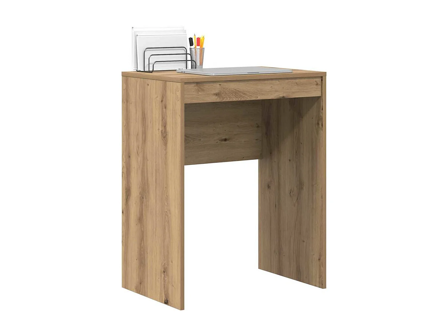 Bureau chêne artisanal 60 x 40 x 76 cm Bois d'ingénierie