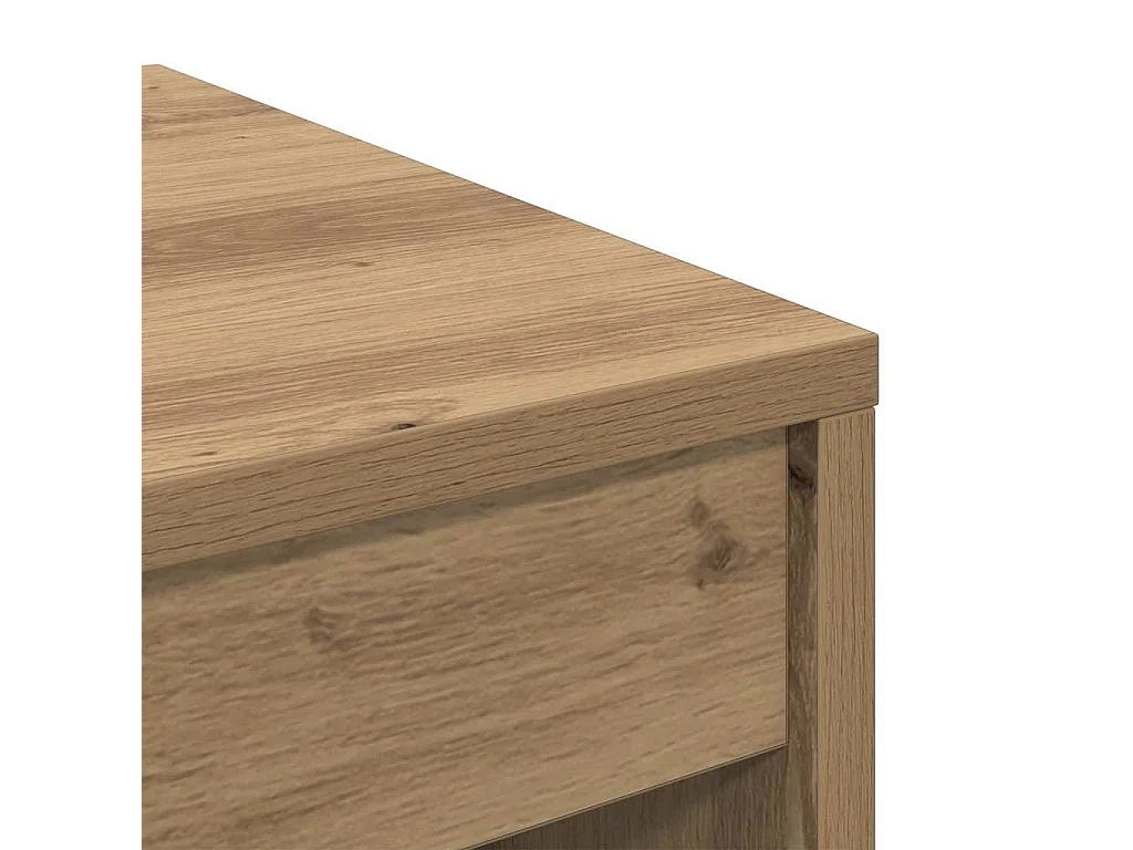 Bureau chêne artisanal 60 x 40 x 76 cm Bois d'ingénierie