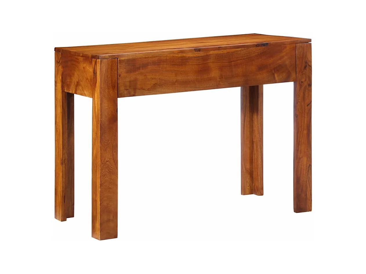 Bureau avec tiroir Marron 100 x 50 x 75 cm Bois d'acacia massif