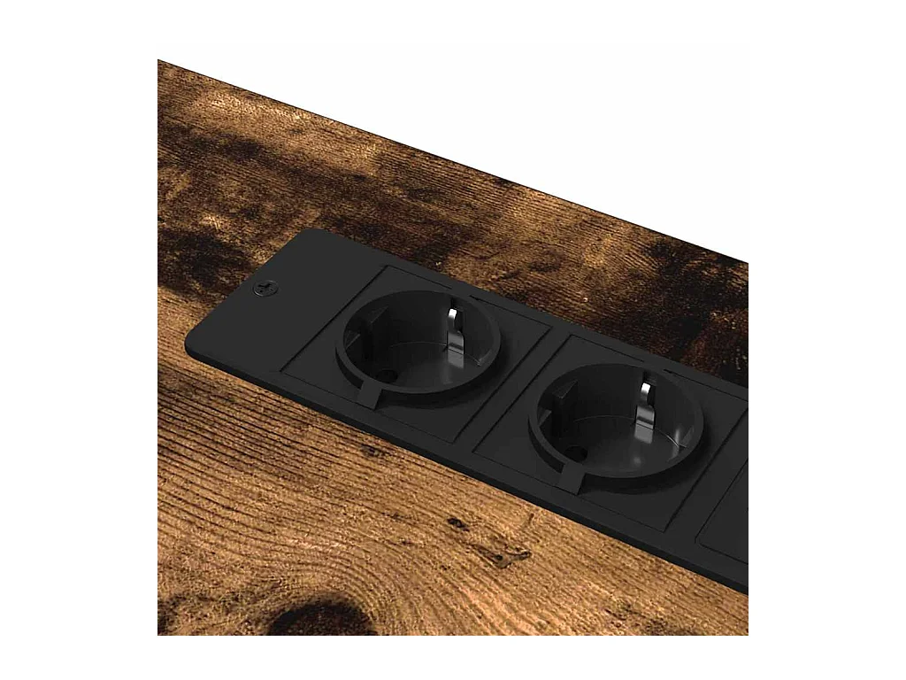 Bureau Chêne fumé 100 x 50 x 86.5 cm Bois d'ingénierie