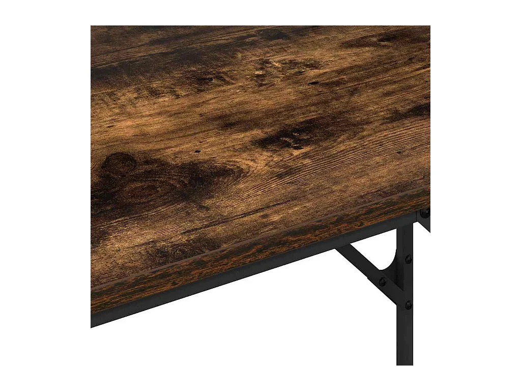 Bureau Chêne fumé 100 x 50 x 86.5 cm Bois d'ingénierie