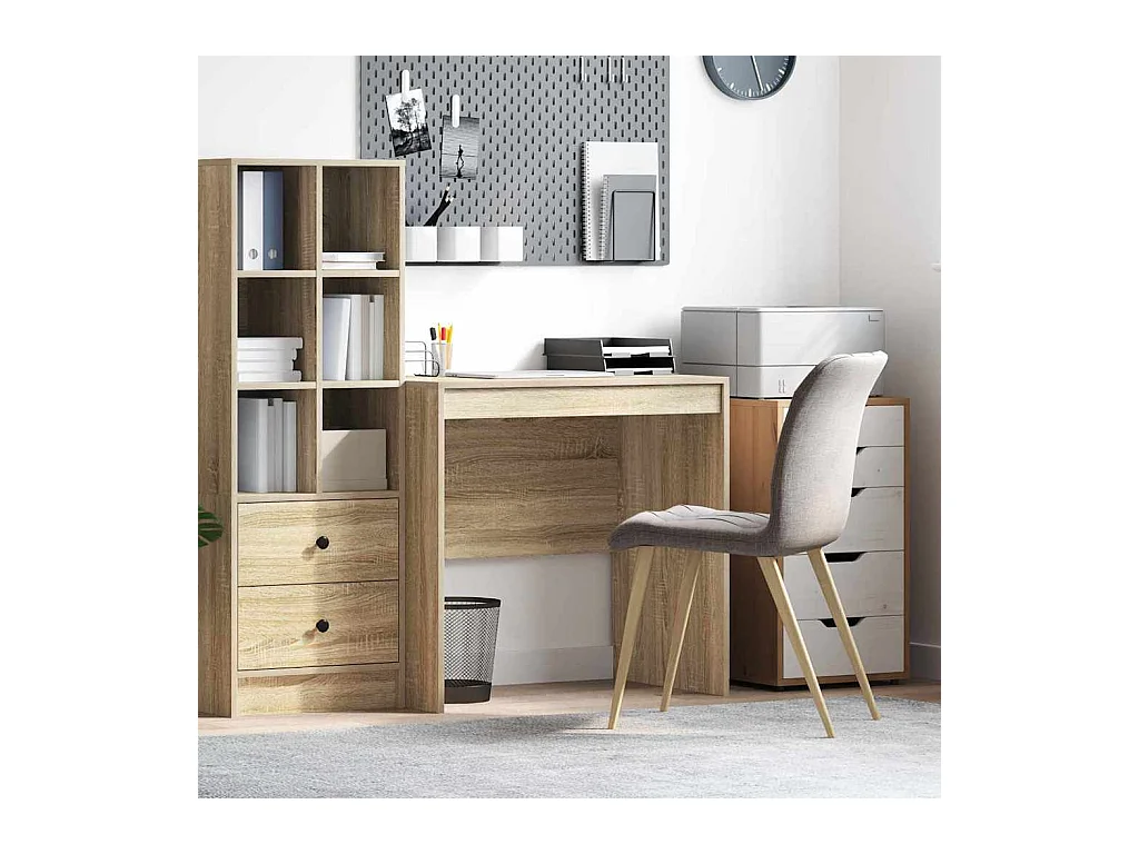 Bureau Chêne sonoma 80 x 50 x 76 cm Bois d'ingénierie